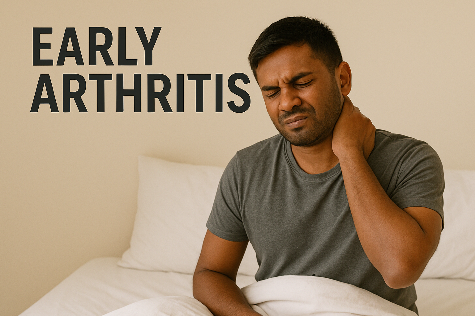 Man experiencing joint pain